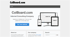 Desktop Screenshot of colboard.com
