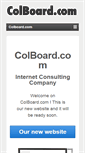 Mobile Screenshot of colboard.com